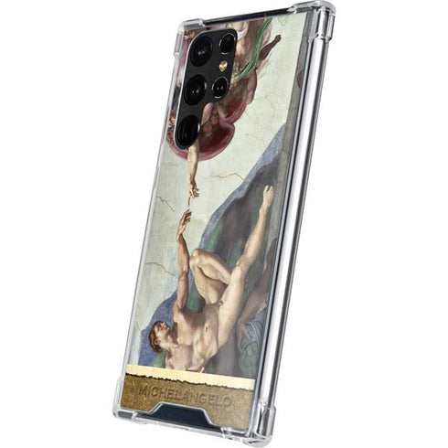 Michelangelo Creation of Adam Galaxy S22 Ultra Clear Case