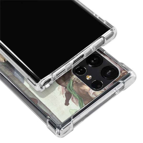Michelangelo Creation of Adam Galaxy S22 Ultra Clear Case