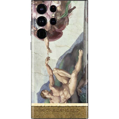 Michelangelo Creation of Adam Galaxy S22 Ultra Skin