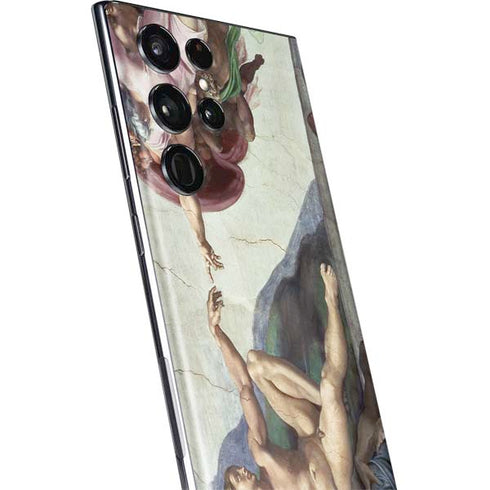Michelangelo Creation of Adam Galaxy S22 Ultra Skin