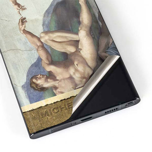 Michelangelo Creation of Adam Galaxy S22 Ultra Skin