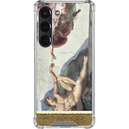 Michelangelo Creation of Adam Galaxy S23 Clear Case