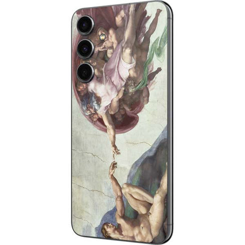 Creation of Adam by Michelangelo Galaxy S23 FE Skin