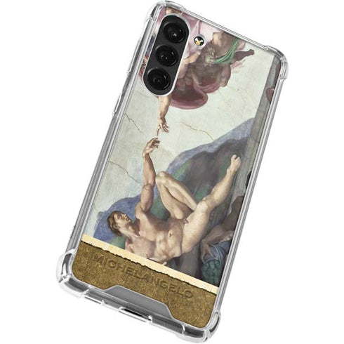 Michelangelo Creation of Adam Galaxy S23 Plus Clear Case