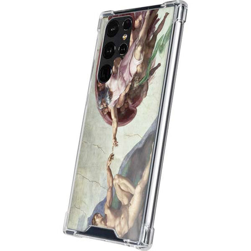 Creation of Adam by Michelangelo Galaxy S24 Ultra Clear Case
