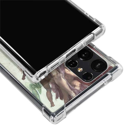 Creation of Adam by Michelangelo Galaxy S24 Ultra Clear Case