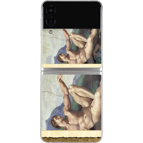 Michelangelo Creation of Adam Galaxy Z Flip3 5G Skin