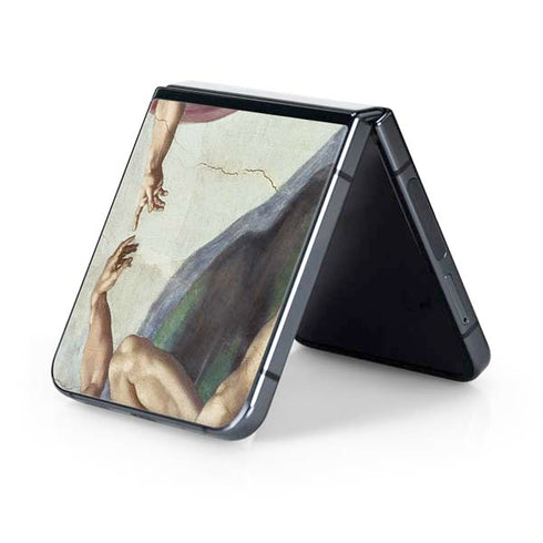 Creation of Adam by Michelangelo Galaxy Z Flip5 5G Skin