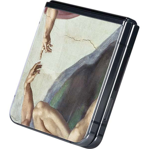 Creation of Adam by Michelangelo Galaxy Z Flip5 5G Skin