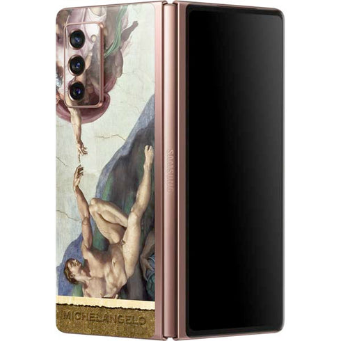 Michelangelo Creation of Adam Galaxy Z Fold2 5G Skin