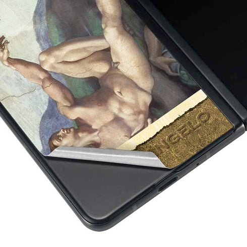 Michelangelo Creation of Adam Galaxy Z Fold3 5G Skin