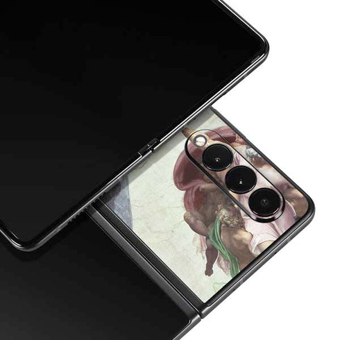 Michelangelo Creation of Adam Galaxy Z Fold3 5G Skin