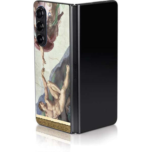 Creation of Adam by Michelangelo Galaxy Z Fold5 5G Skin