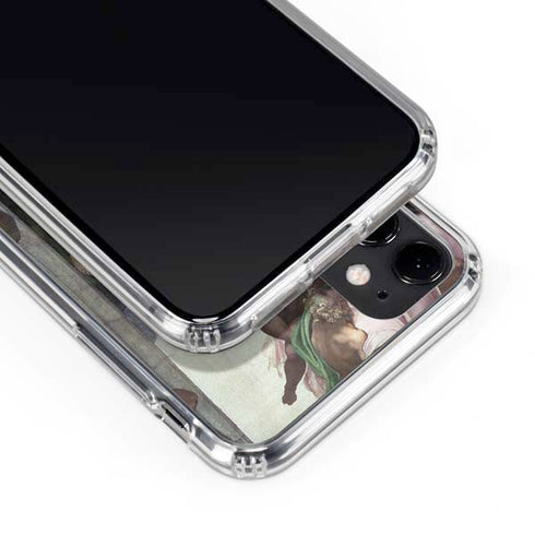 Creation of Adam by Michelangelo iPhone 11 Clear Case