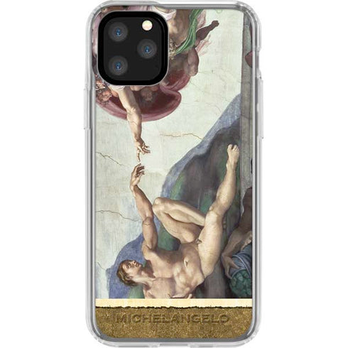 Creation of Adam by Michelangelo iPhone 11 Pro Clear Case