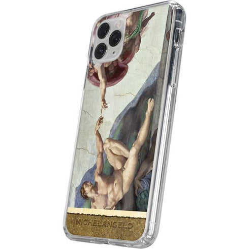 Creation of Adam by Michelangelo iPhone 11 Pro Clear Case