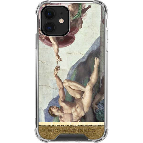 Michelangelo Creation of Adam iPhone 12 Clear Case