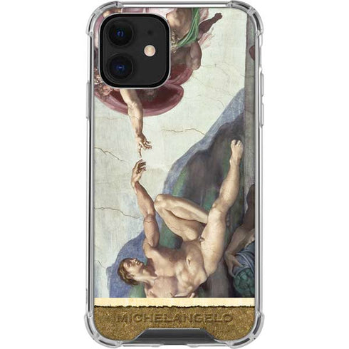 Michelangelo Creation of Adam iPhone 12 Mini Clear Case