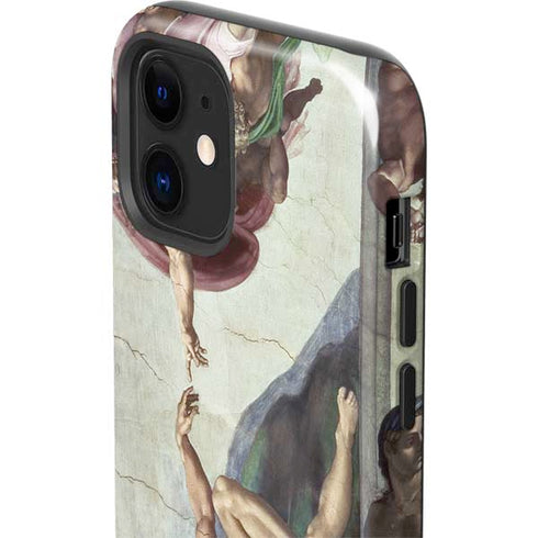 Michelangelo Creation of Adam iPhone 12 Mini Impact Case