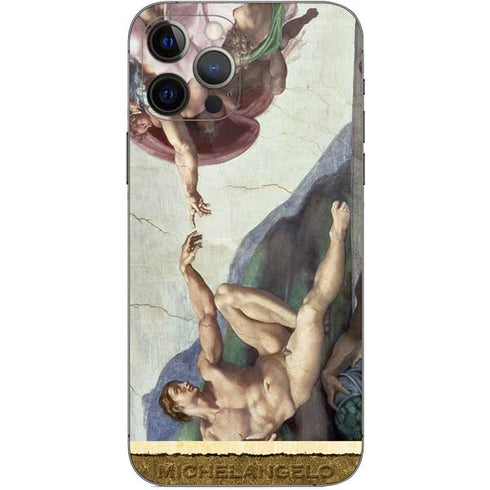 Michelangelo Creation of Adam iPhone 12 Pro Skin