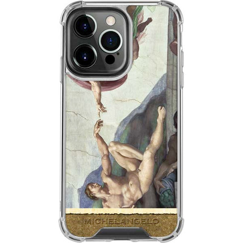 Michelangelo Creation of Adam iPhone 13 Pro Clear Case