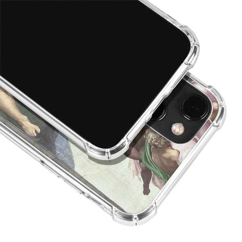 Michelangelo Creation of Adam iPhone 14 Clear Case