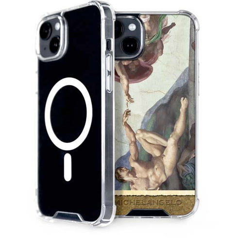 Creation of Adam by Michelangelo iPhone 15 MagSafe Case
