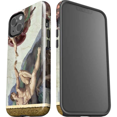 Creation of Adam by Michelangelo iPhone 15 Impact Case