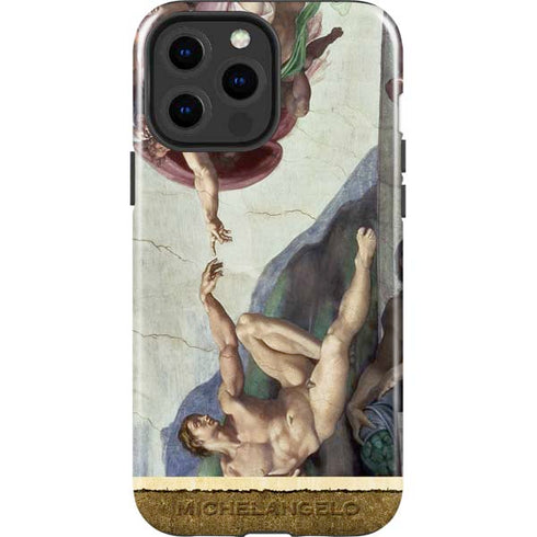 Creation of Adam by Michelangelo iPhone 15 Pro Max Impact Case