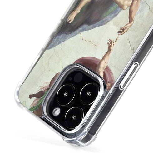 Creation of Adam by Michelangelo iPhone 15 Pro Max MagSafe Case