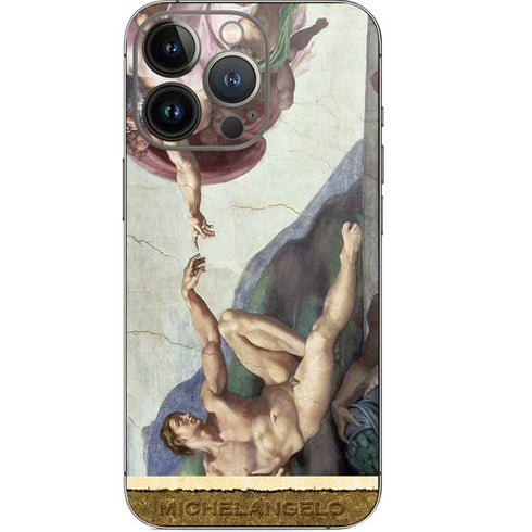 Michelangelo Creation of Adam iPhone 14 Pro Skin