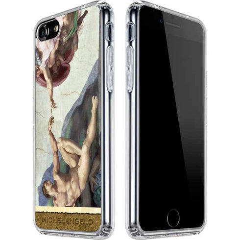 Michelangelo Creation of Adam iPhone SE (2nd & 3rd Gen) Clear Case