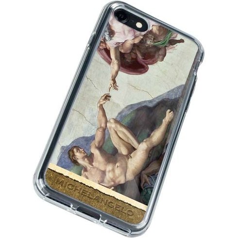 Michelangelo Creation of Adam iPhone SE (2nd & 3rd Gen) Clear Case
