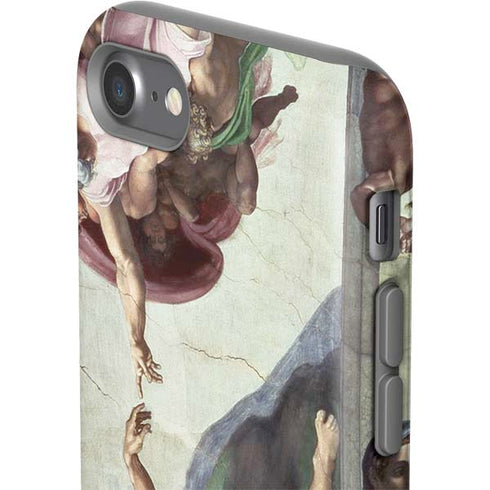 Michelangelo Creation of Adam iPhone SE (2nd & 3rd Gen) Pro Case