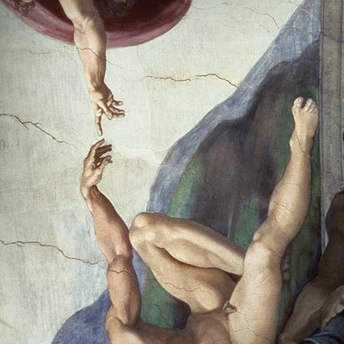 Michelangelo Creation of Adam iPhone X Pro Case