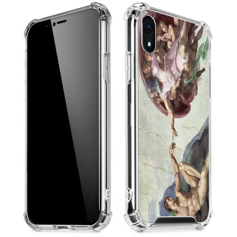 Creation of Adam by Michelangelo iPhone XR Clear Case
