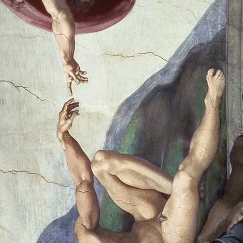Creation of Adam by Michelangelo iPhone XS Max Skin