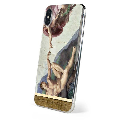 Creation of Adam by Michelangelo iPhone XS Skin