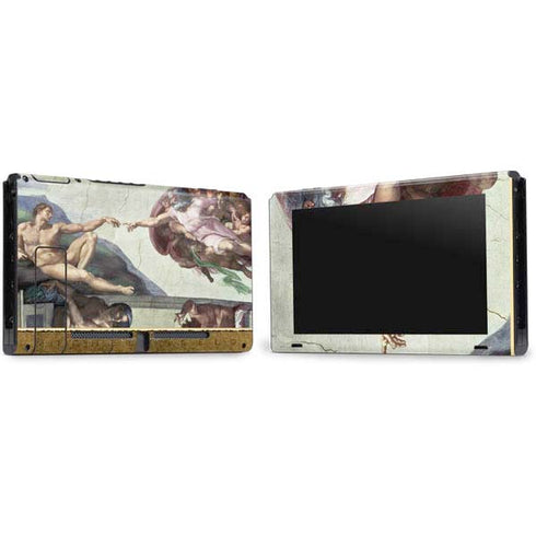 Michelangelo Creation of Adam Nintendo Switch Bundle Skin