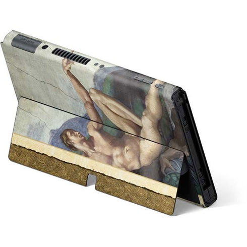 Michelangelo Creation of Adam Nintendo Switch OLED (2021) Skin
