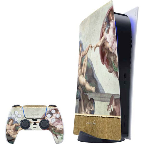 Michelangelo Creation of Adam PS5 Digital Edition Bundle Skin