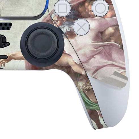 Creation of Adam by Michelangelo PS5 Slim Digital Edition Bundle Skin