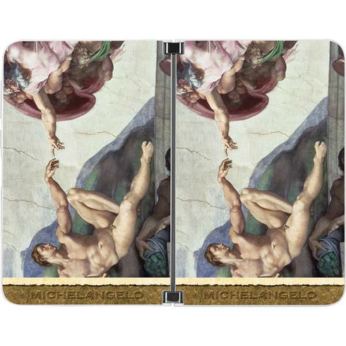 Michelangelo Creation of Adam Surface Duo Skin