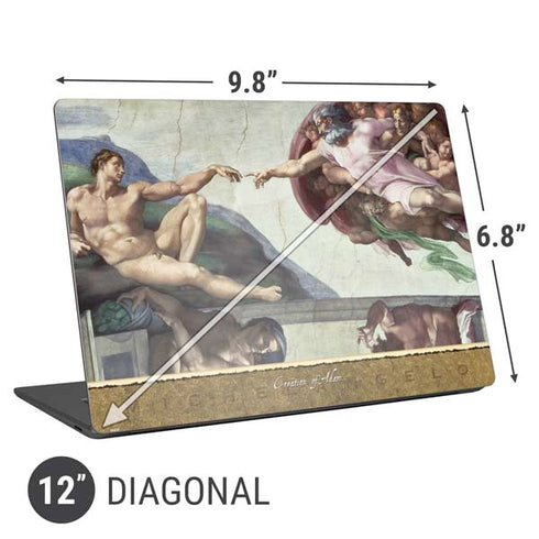 Michelangelo Creation of Adam Universal Laptop 12in (9.8 x 6.8in) Skin