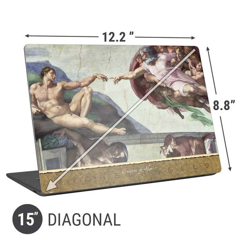 Michelangelo Creation of Adam Universal Laptop 15in (12.2 x 8.8in) Skin