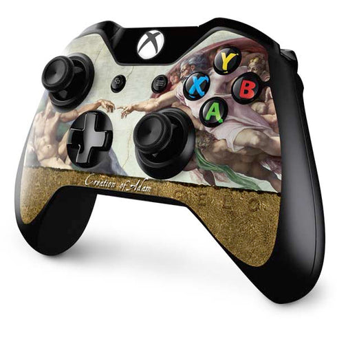 Creation of Adam by Michelangelo Xbox One Controller Skin