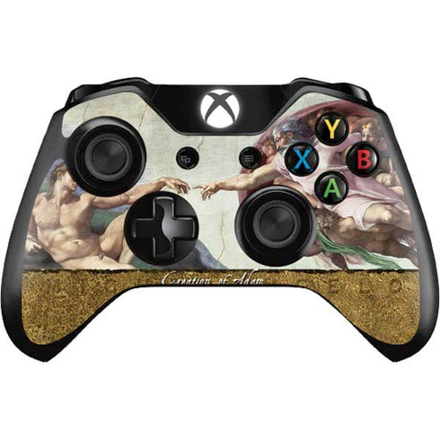 Creation of Adam by Michelangelo Xbox One Controller Skin