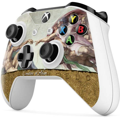Creation of Adam by Michelangelo Xbox One S All-Digital Edition Bundle Skin