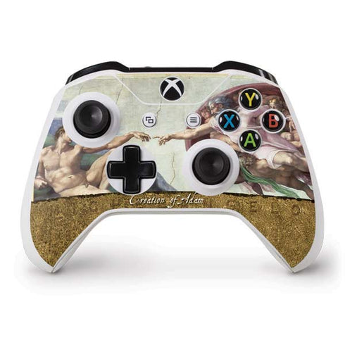 Creation of Adam by Michelangelo Xbox One S Controller Skin
