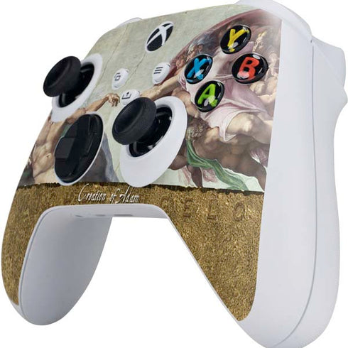 Michelangelo Creation of Adam Xbox Series S Controller Skin